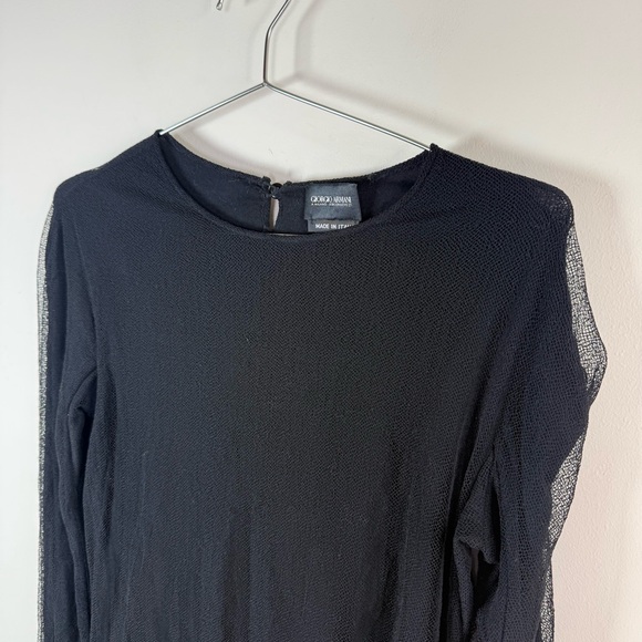 Giorgio Armani Black Mesh Bodysuit - Picture 3 of 11